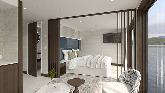Ein Blick in die Master Suite